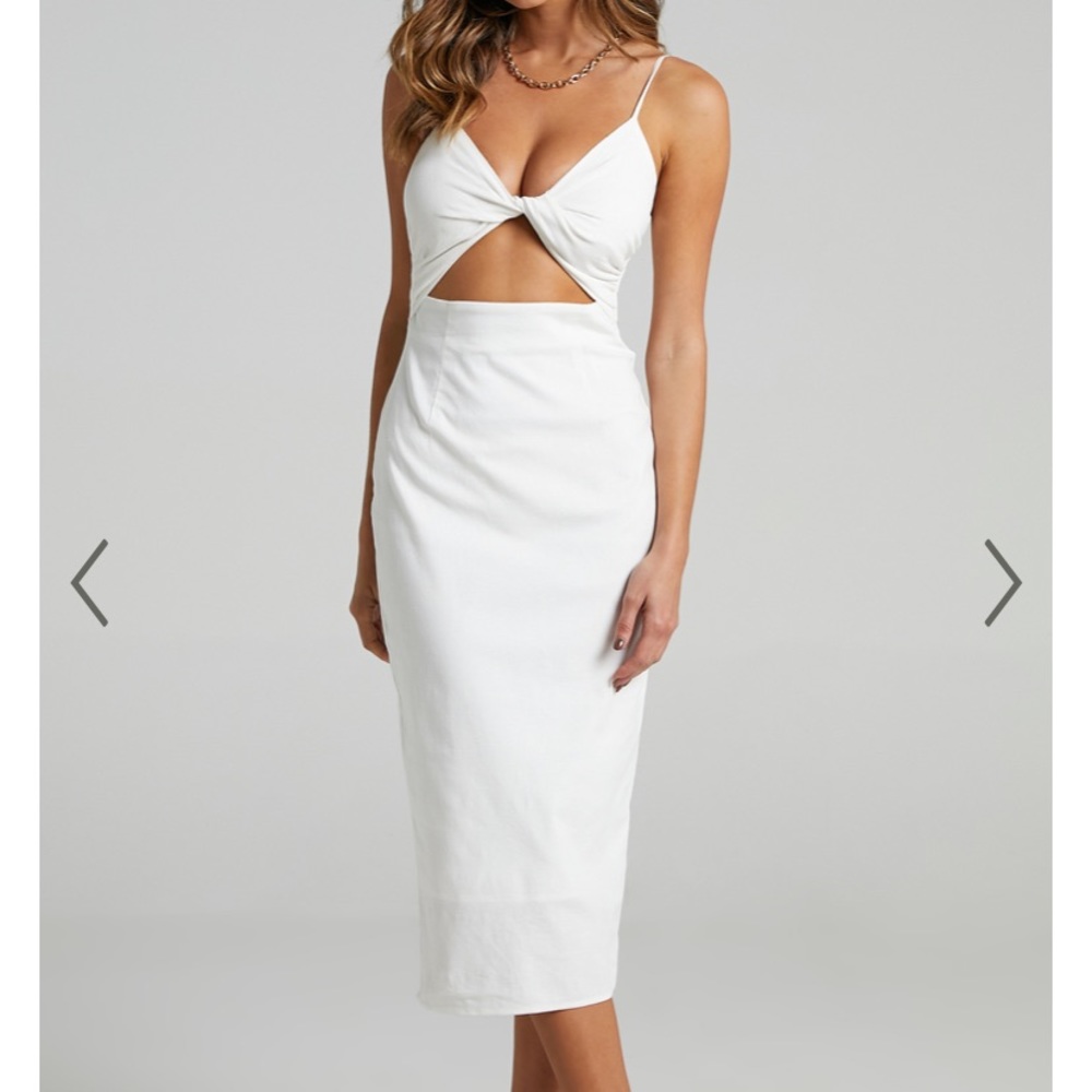 SHOWPO RUNAWAY SENDAI MIDI DRESS - SMALL